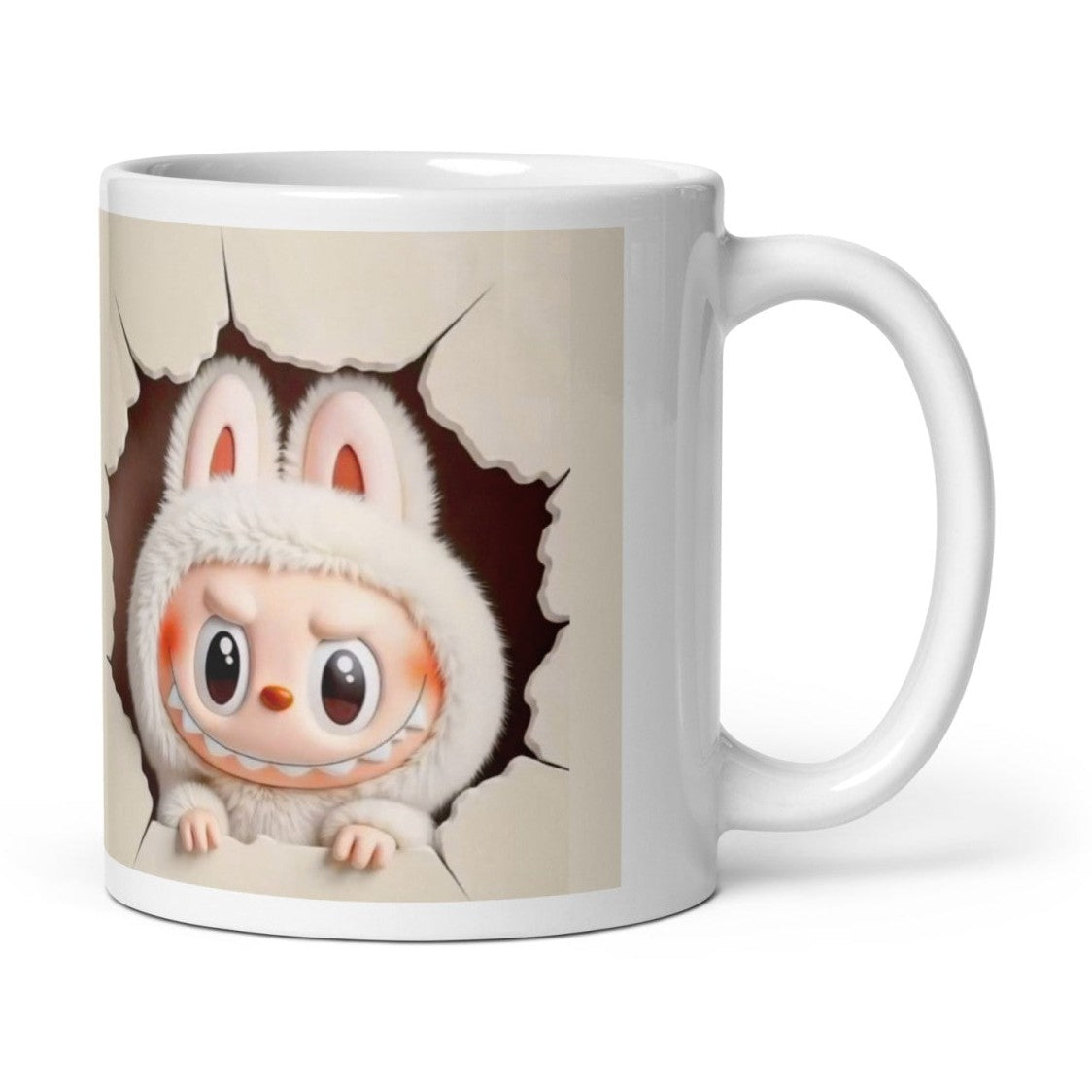 Cana Labubu 330 ml, ceramica , Design adorabil, perfecta pentru revanzare,