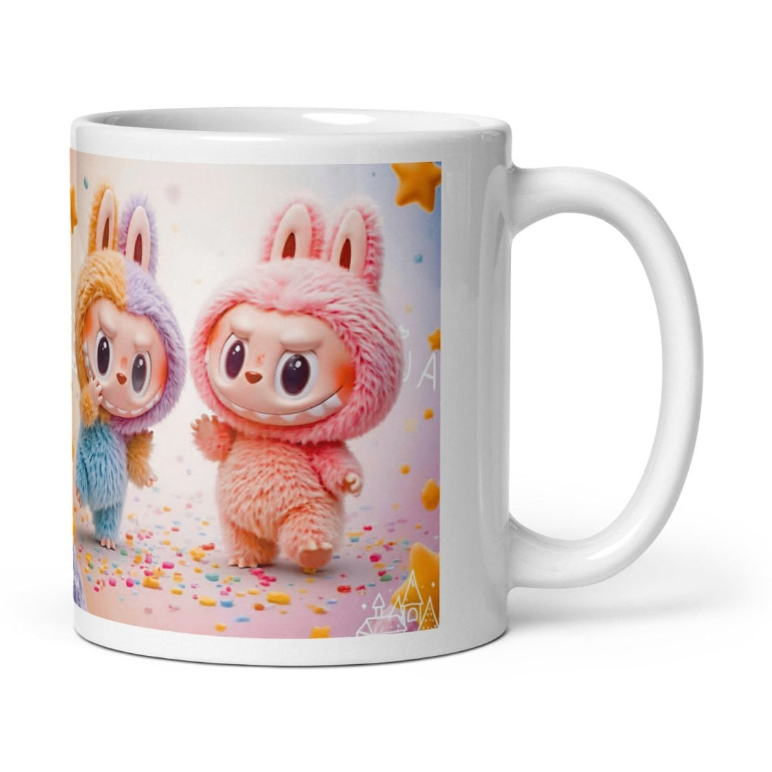 Cana Labubu 330 ml, ceramica , Design adorabil, perfecta pentru revanzare,