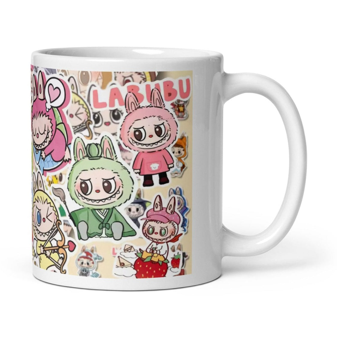 Cana Labubu 330 ml, ceramica , Design adorabil, perfecta pentru revanzare,