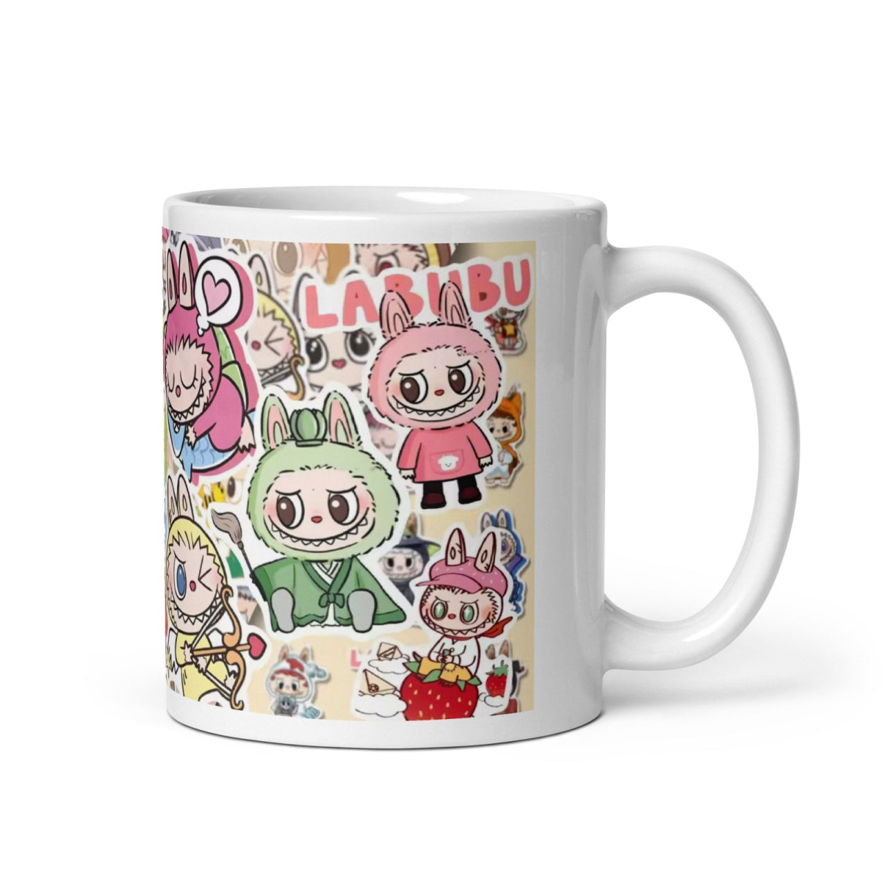 Cana Labubu 330 ml, ceramica , Design adorabil, perfecta pentru revanzare,