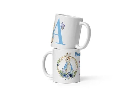 Cana personalizata, Initiala A - Cadou Special de Paste , 11 oz. 330 ml