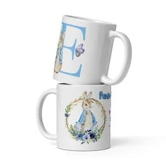 Cana personalizata, Initiala E - Cadou Special de Paste , 11 oz. 330 ml