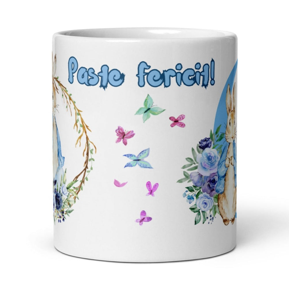 Cana personalizata, Initiala G - Cadou Special de Paste , 11 oz. 330 ml