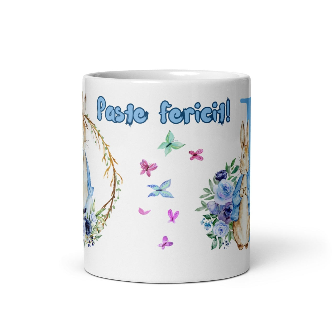 Cana personalizata, Initiala L - Cadou Special de Paste , 11 oz. 330 ml