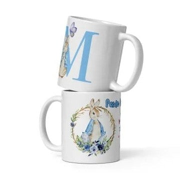Cana personalizata, Initiala M - Cadou Special de Paste , 11 oz. 330 ml