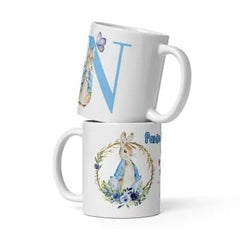 Cana personalizata, Initiala N - Cadou Special de Paste , 11 oz. 330 ml