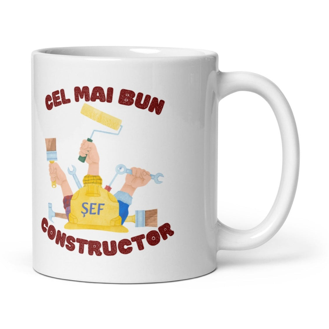 Cana personalizata Pentru cel mai bun Constructor , Cadou special , 330 ml