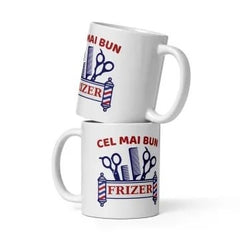 Cana personalizata Pentru cel mai bun frizer , Cadou special , 330 ml