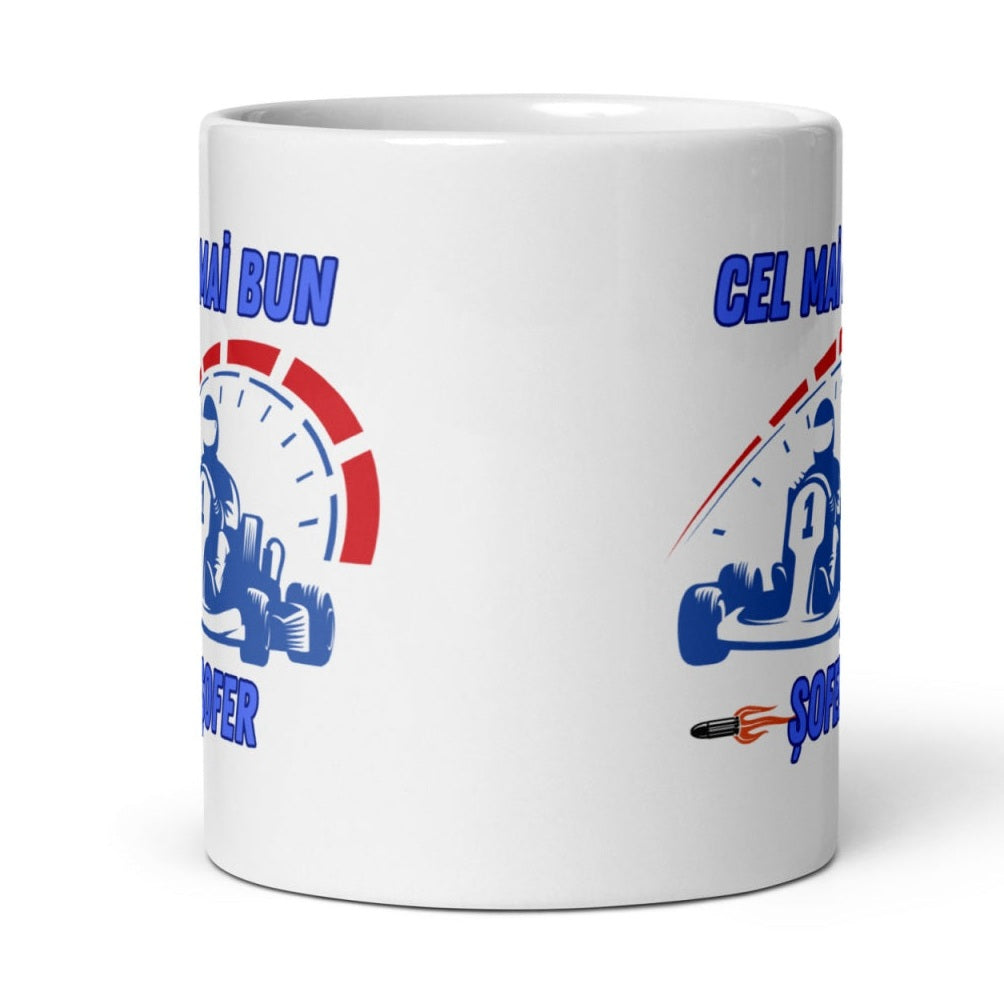 Cana personalizata Pentru cel mai bun sofer , Cadou special , 330 ml