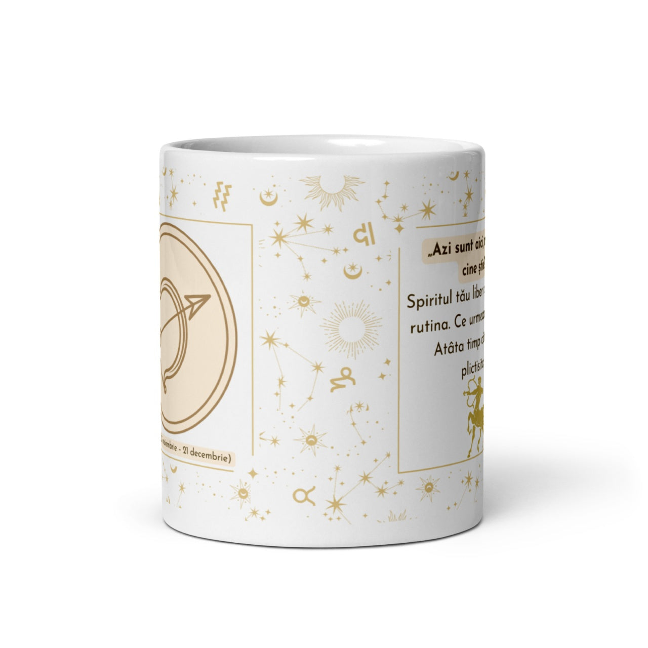Cana personalizata , zSagetator , Aventurier si Optimist, , 11 oz. 330ml