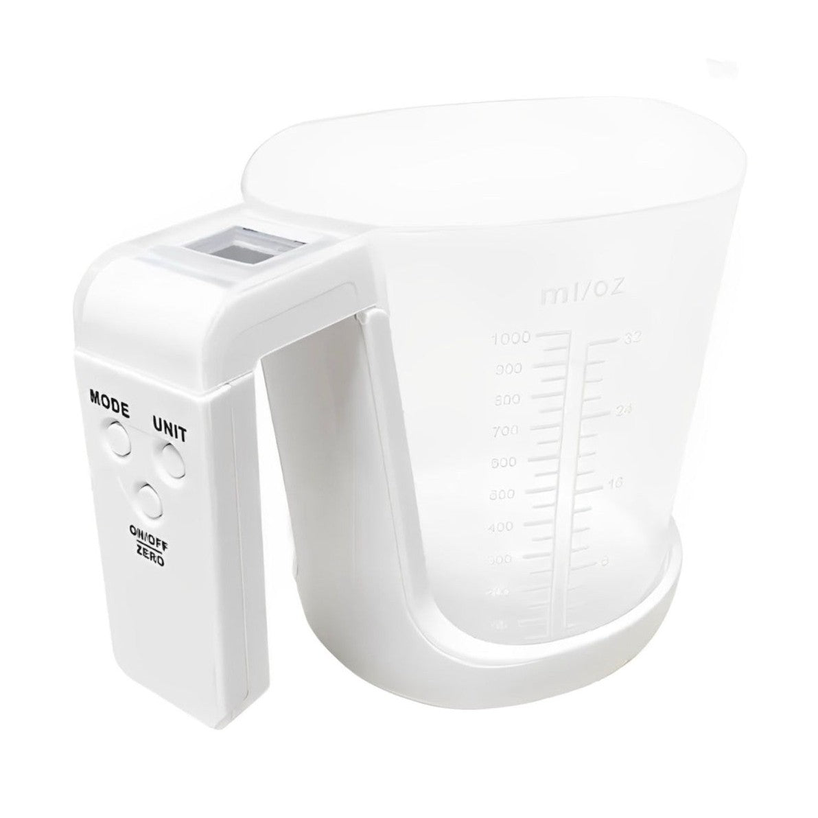 Cântar electronic cupe de măsurare, plastic transparent, LCD, capacitate 5000g/11lb, 26x18.5 cm