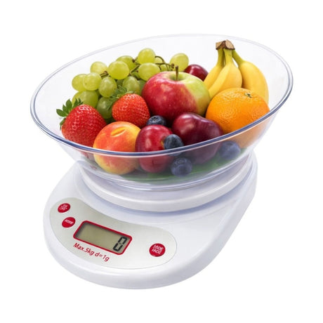 Cântar Electronic de Bucătărie, Capacitate 500g, Alb, Design Modern
