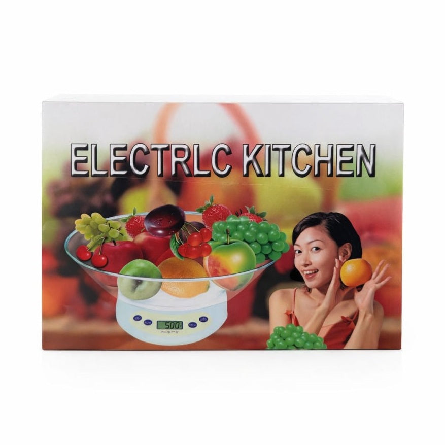 Cântar Electronic de Bucătărie, Capacitate 500g, Alb, Design Modern