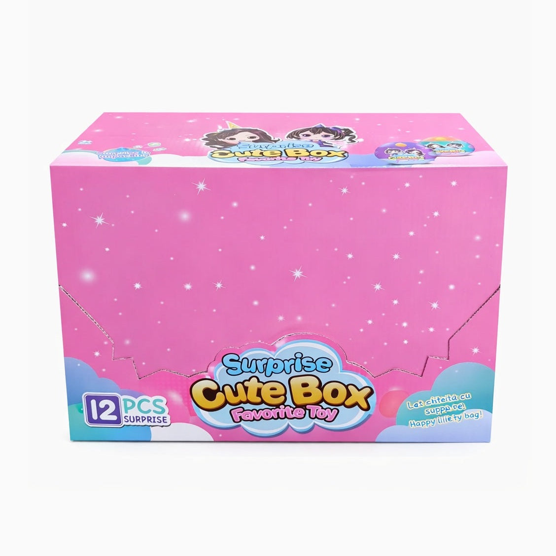 Capsula surpriza Cute Box tip unicorn cu figurina pentru fetite