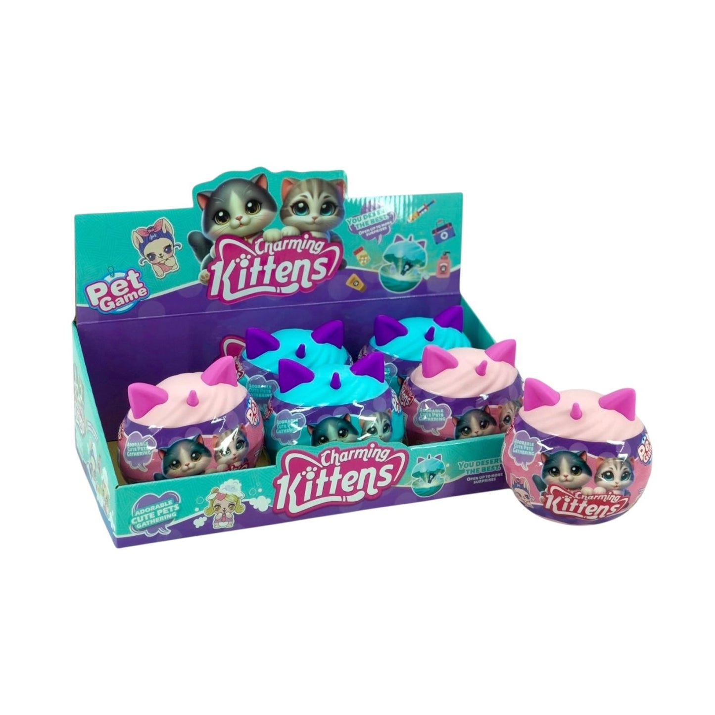 Capsula surpriza pisicute simpatice Charming Kittens, model aleatoriu