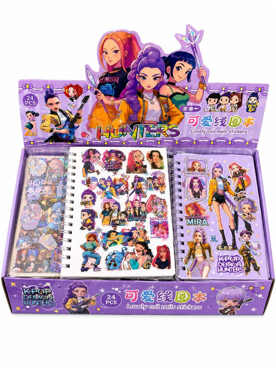 Carnetel cu Stickere pentru Fete, Model Fantasy K-Pop, Design Colorat si Creativ