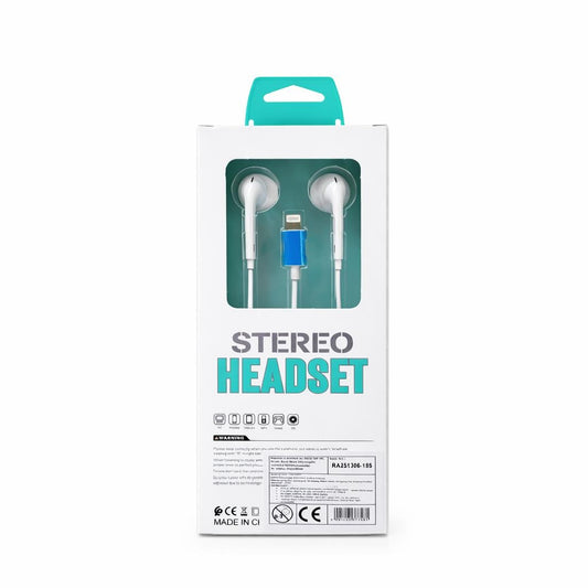 Casti stereo cu fir Lightning pentru iPhone, microfon si control volum