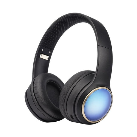 Casti Wireless AKZ 63 Evening Free LED, Hi-Res Audio, Lumini RGB, Negru