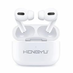 Căști wireless HONGYU Open-Ear TWS din plastic, albe, model HY-1815