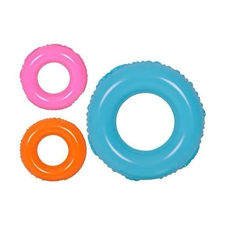 Colac de Inot pentru Copii si Adulti 60CM , Inel Gonflabil Rotund Multicolor, Ideal pentru Piscina sau Mare,