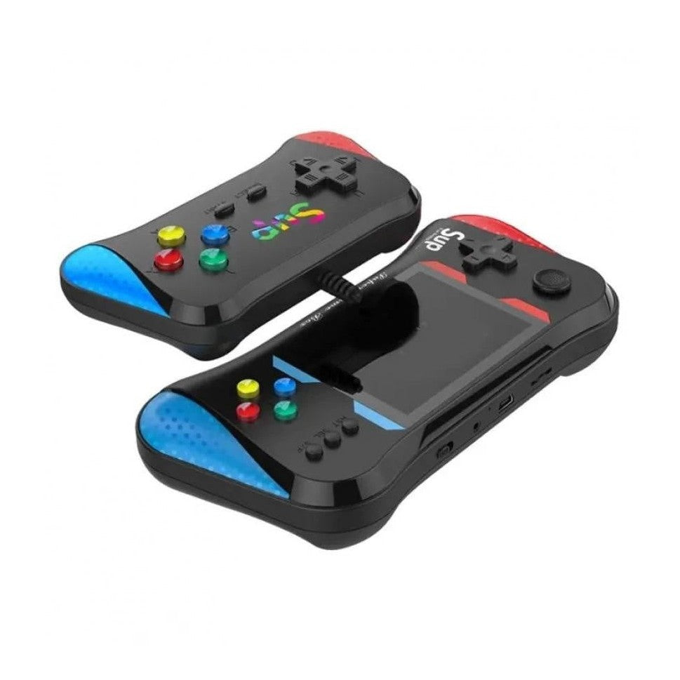 Consola jocuri portabila SUP 500in1 cu controller detasabil, ecran 3.5 inch, 24x18.5cm