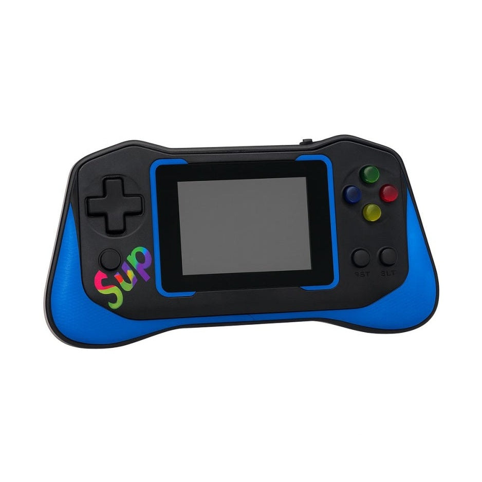Consola portabila Q12 Sup Game Joystick, ecran 3.5 inch, 500 jocuri clasice, albastru18.5x10x7cm