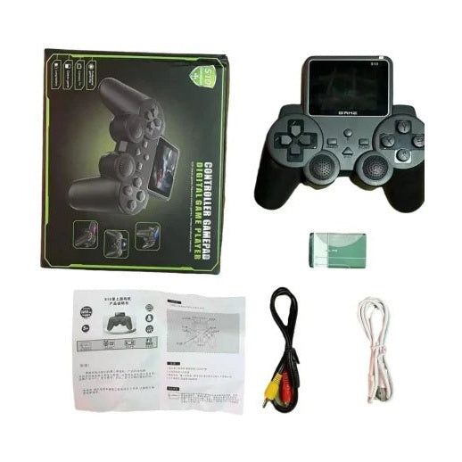 Consola portabila S10 Gamepad cu ecran si jocuri retro, conectare TV, 18x14.5cm