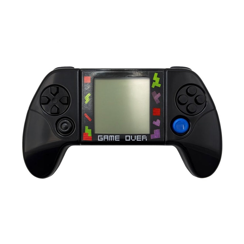Consola portabila Tetris Game Mini cu multiple jocuri retro culoare negru, 18.5x10.5cm