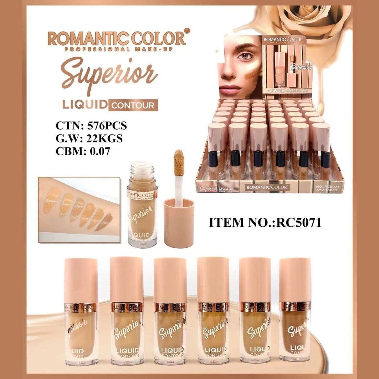 Contur Lichid Romantic Color Superior , Definire, Sculptare, Rezistenta Indelungata