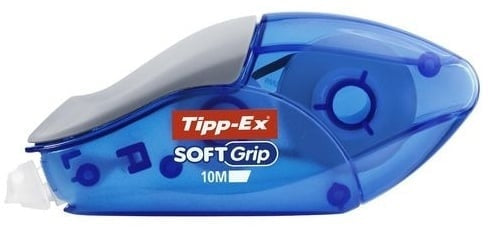 Corector banda Tipp-Ex Soft Grip 10m , aplicare curata si confortabila, corectii instant,
