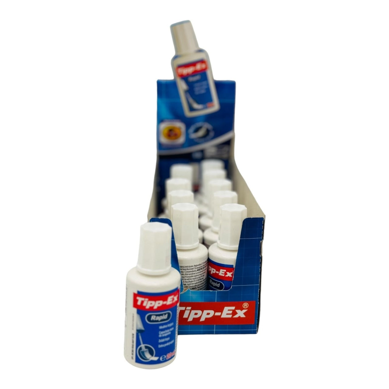 Corector fluid Tipp-Ex 20ml , acoperire rapida si precisa pentru documente perfecte,