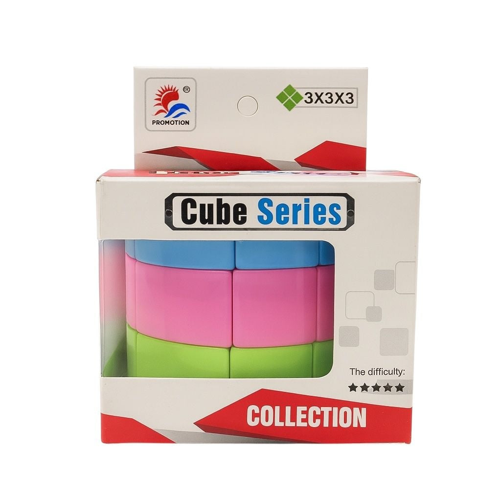 Cub Rotativ 3x3x3 Colorat , Puzzle Antistres pentru Copii si Adulti