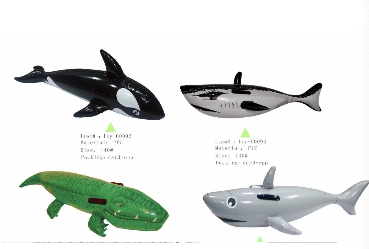Decoratiune gonflabilă animale marine PVC 110 cm, diverse modele