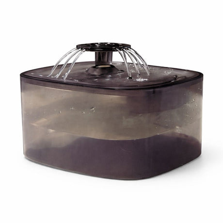 Dispenser apa automat animale, fantana apa pisici si caini 2.5L, filtrare multipla, USB, negru