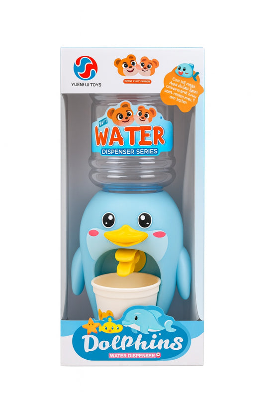 Dispenser Apa pentru Copii , Model Pinguin Albastru , 24 CM