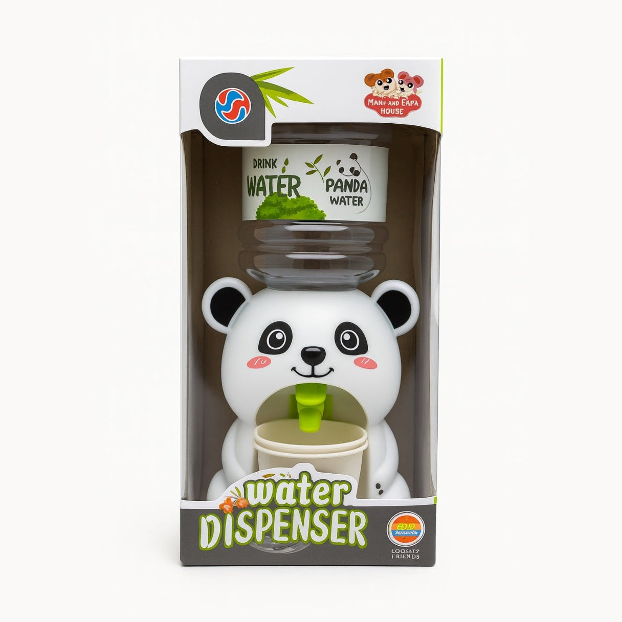 Dispenser Apa pentru Copii Panda 24 cm , Jucarie cu Pahar Inclus