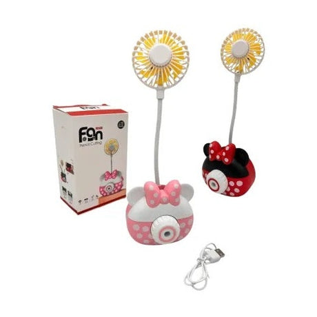 Dispozitiv multifunctional 4 in 1 , Ascuitoare electrica, ventilator flexibil, lumina LED, suport creioane , USB, 6x22 cm,