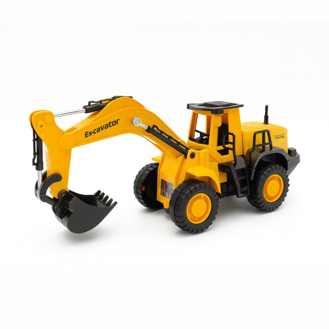 Excavator Jucarie 31x13 cm cu Brat Mobil , Utilaj Constructii Mare pentru Copii 3+