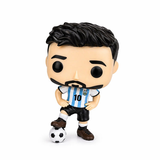 Figurină Fotbalist 16 cm – cu Minge de Fotbal, Model Colecție