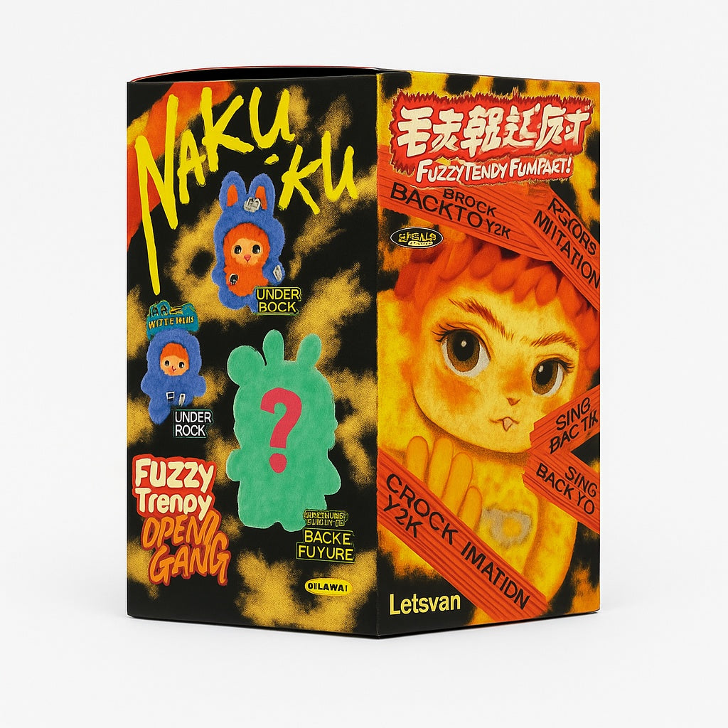 Figurina Fuzzy Monster , Colectie Cute Trendy, Blind Box Surpriza