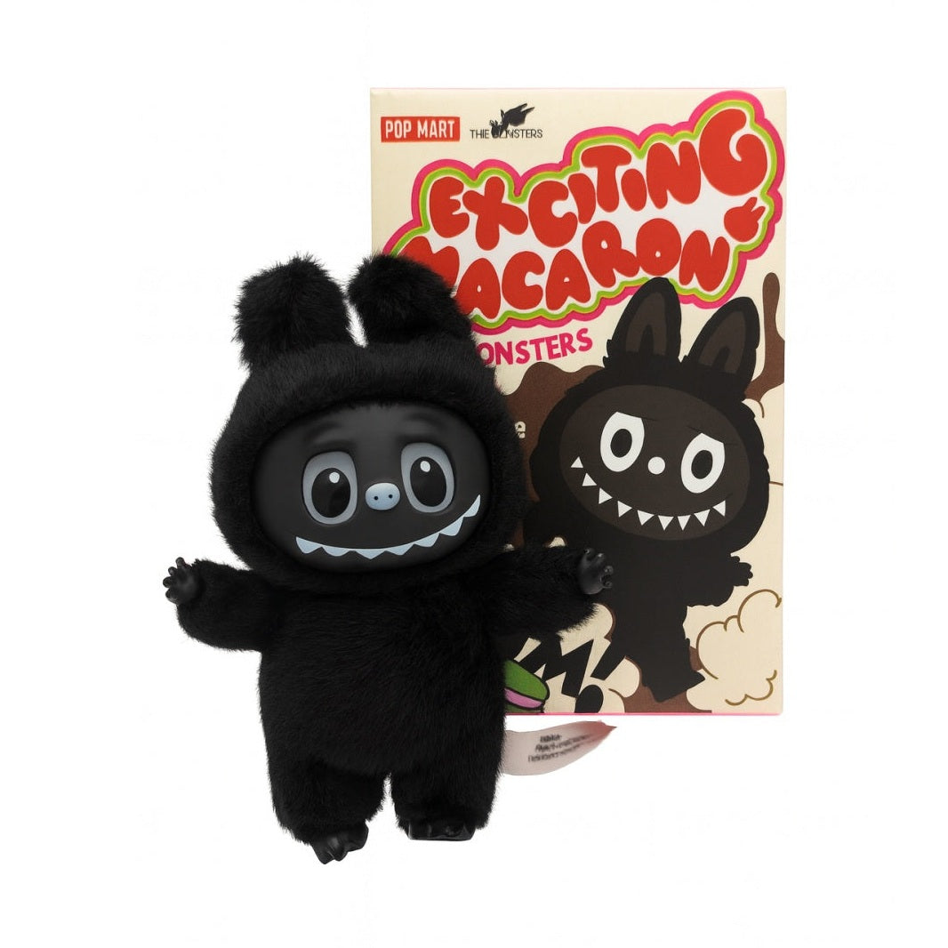 Figurina Plus Monstrulet Negru , Jucarie Colectibila cu Blanita Pufoasa