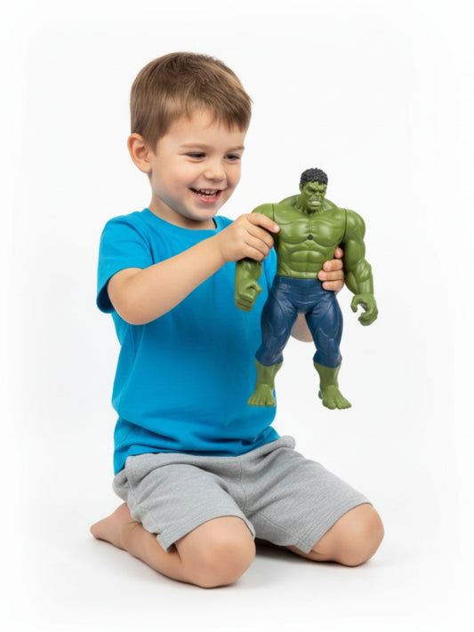 Figurina supererou verde gigant cu efect luminos si sunet, copii 3+