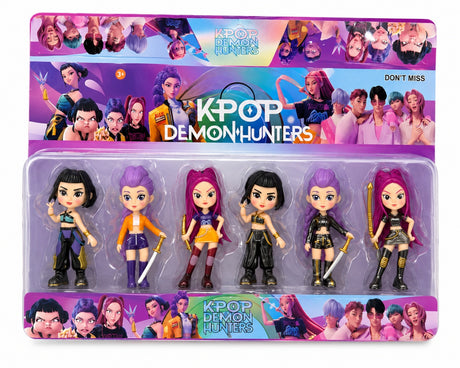 Figurine Mini Fashion Fantasy, 6 personaje in blister, jucarii pentru copii cu accesorii