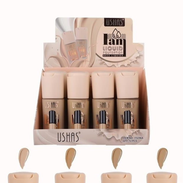 Fond de Ten Lichid USHAS 28ml , Acoperire Impecabila si Finish Natural