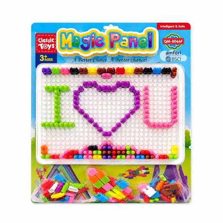 Joc de Construcție pentru Copii cu Piese Colorate și Tablă Albă – Set Creativ pentru Forme și Modele, 3+ Ani