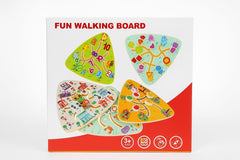 Joc Educativ din Lemn , Fun Walking Board , Circuit Interactiv 23x24cm