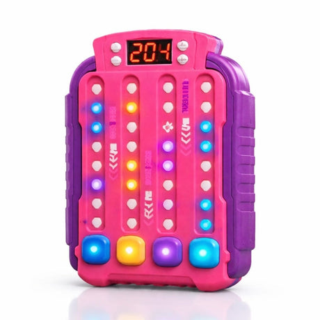 Joc electronic interactiv Rhythm cu lumini LED, test reflexe si viteza