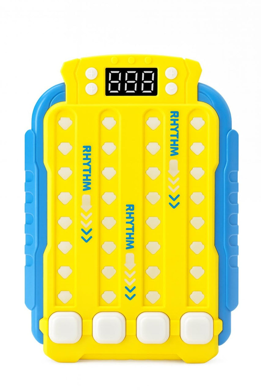 Joc Electronic Portabil Rhythm Lumini Sunete , Consola Reflexe Rapid Push Indemanare Copii 3+