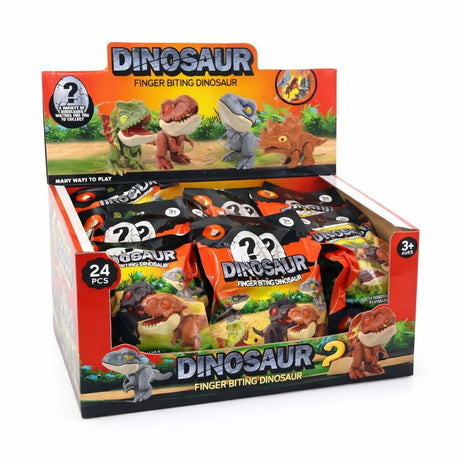 Jucărie antistres din plastic, tip fidget, diverse dinozauri colorati
