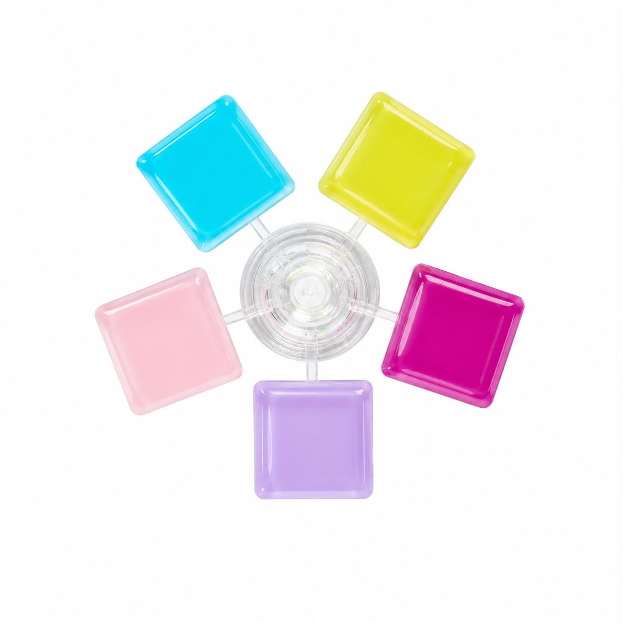 Jucărie Antistres Fidget Spinner cu 5 Taste Luminoase LED – Spinner Tastatura Pop It pentru Relaxare și Concentrare